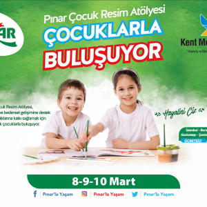 Pınar Çocuk Resim Atölyesi Kent Meydanı AVM’de Çocukları Bekliyor