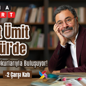 AHMET ÜMİT, KENT MEYDANI AVM’DE OKURLARIYLA BULUŞTU!