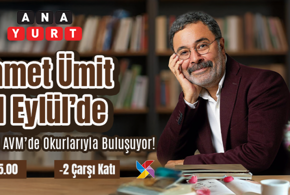 AHMET ÜMİT, KENT MEYDANI AVM’DE OKURLARIYLA BULUŞTU!