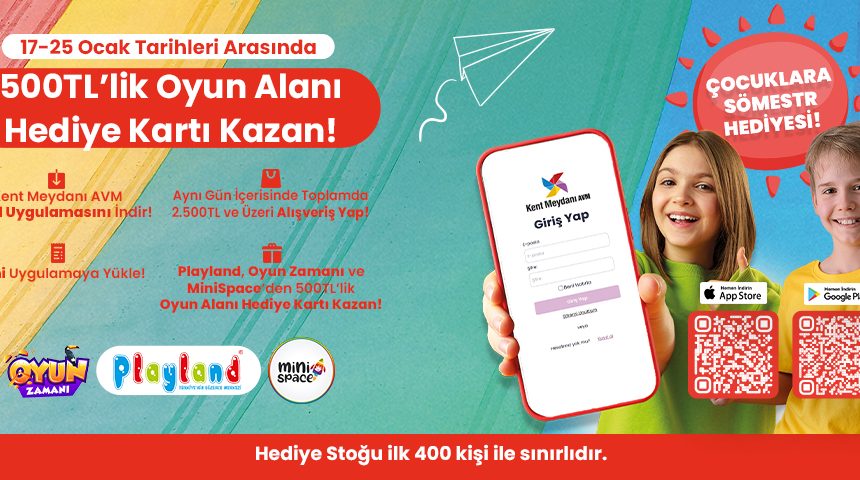 SÖMESTR HEDİYE KARTI KAMPANYASI KENT MEYDANI AVM’DE TAMAMLANDI SÖMESTR HEDİYE KARTI KAMPANYASI KENT MEYDANI AVM’DE TAMAMLANDI