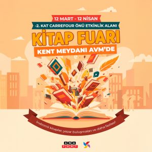 KİTAP FUARI KENT MEYDANI AVM’DE KİTAPSEVERLERLE BULUŞTU