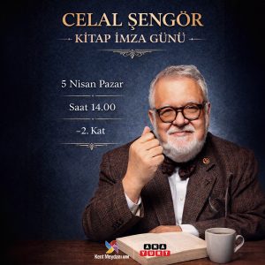 CELAL ŞENGÖR KİTAP İMZA GÜNÜ KENT MEYDANI AVM’DE YOĞUN İLGİ GÖRDÜ