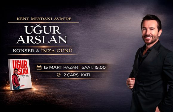 UĞUR ARSLAN KONSER VE İMZA GÜNÜ KENT MEYDANI AVM’DE GERÇEKLEŞTİRİLDİ