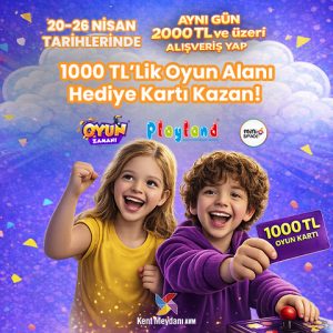 KENT MEYDANI AVM’DE ÇOCUK FESTİVALİ COŞKUSU YAŞANDI