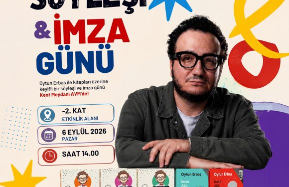OYTUN ERBAŞ SÖYLEŞİ VE İMZA GÜNÜ KENT MEYDANI AVM’DE GERÇEKLEŞTİ